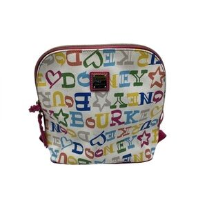 9284 Dooney & Bourke Colorful Letter Backpack